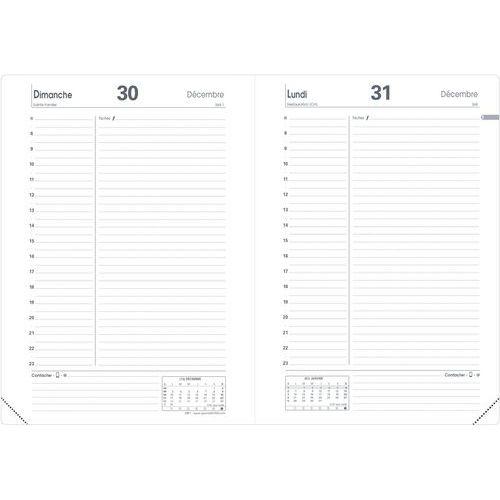 Illustration de : Agenda civil journalier Impala ABP1 - 13x21cm - 2027 - Quo Vadis