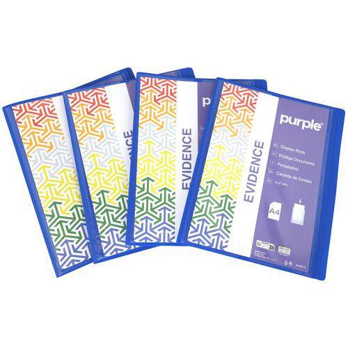 Illustration de : Reliure plastique personnalisable 10 volets transparents