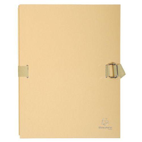 Illustration de : Chemise dos extensible papier toile mastic - Exacompta