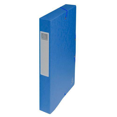 Illustration de : Boite de classement exabox carte lustrée dos 40 mm - Exacompta
