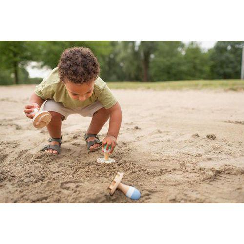 Illustration de : Lot de 3 tampons de sable en bois - BS toys