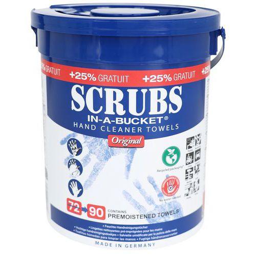 Illustration de : Lingettes nettoyantes des mains et outils SCRUBS®