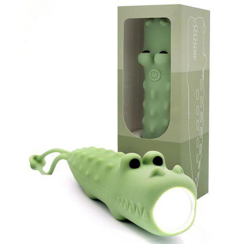 Illustration de : Lampe torche silicone crocodile - Little L - Lights