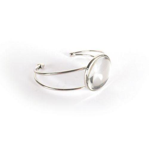Illustration de : Bracelet rigide avec cabochon à décorer - Graine créative
