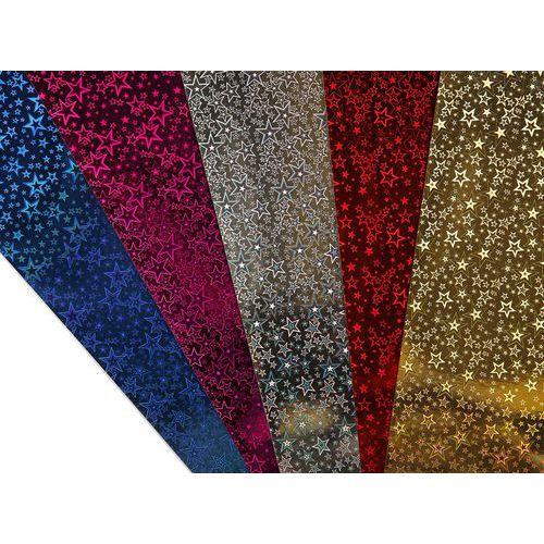 Illustration de : Lot de 10 cartons holographique 35 x 50 cm 230g couleurs assorties