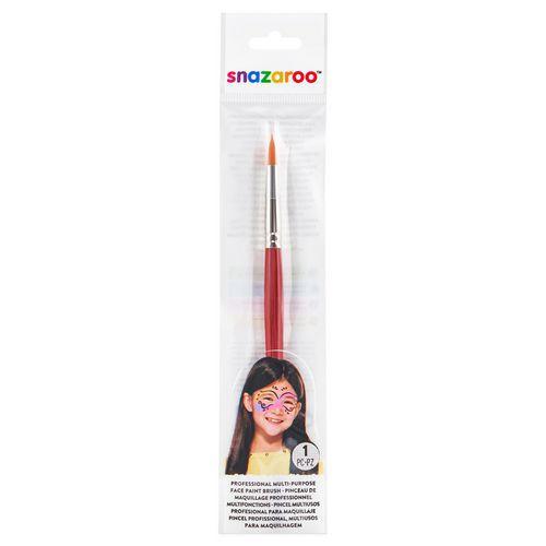 Illustration de : Pinceau maquillage rouge multi-usage - Snazaroo