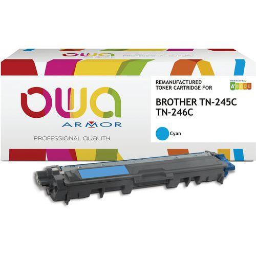 Illustration de : Toner remanufacturé BROTHER TN-245C - TN-246C - OWA