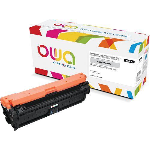 Illustration de : Toner remanufacturé HP CE740A - OWA