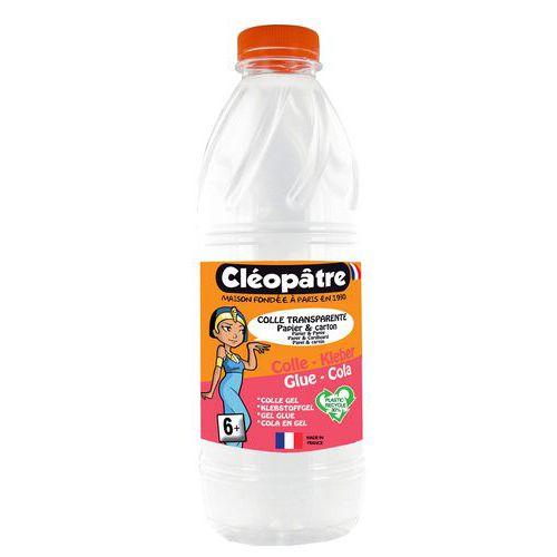 Illustration de : Colle transparente 1l spécial slime - Cléopâtre