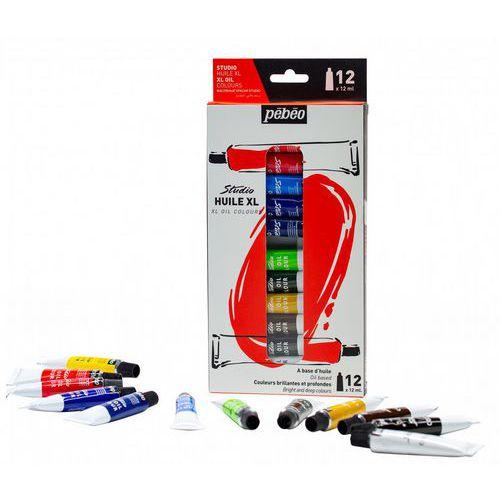 Illustration de : Set Huile XL Studio tubes 12 x 12 ml - Pébéo
