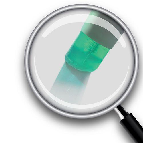 Illustration de : Bâton colle bleue marine 15 g - Cléopâtre