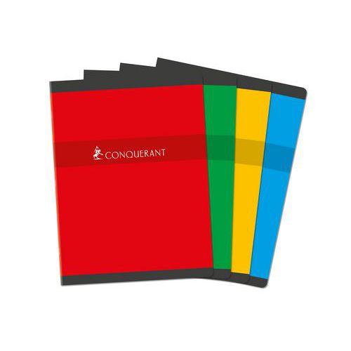 Illustration de : Cahier piqûre étudiant 24x32 cm 32 pages uni 70g - Conquerant