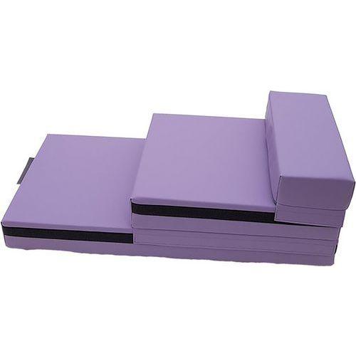 Illustration de : Escalier amovible 4 marches lilas - Sarneige