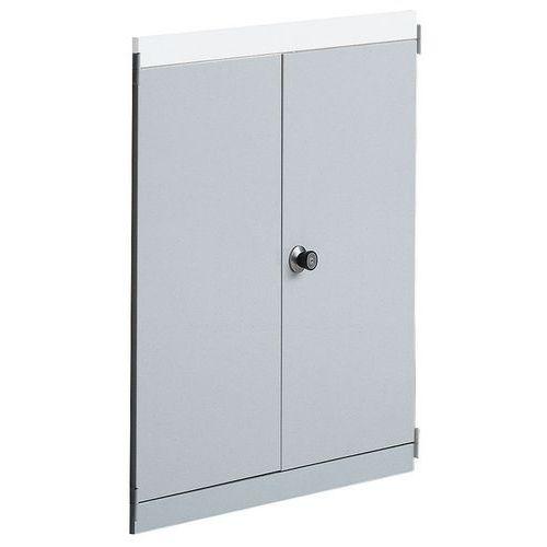 Illustration de : Porte battante pour rayonnage Multi-Fix - Manorga