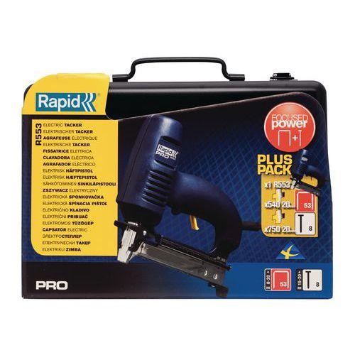 Illustration de : Agrafeuse-cloueuse électrique - Rapid 553