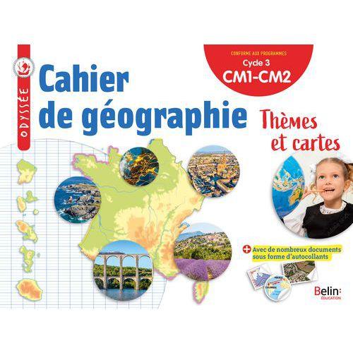 Illustration de : Odyssée Cycle 3 cahier de géographie édition 2023