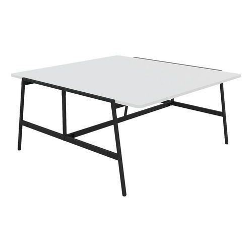 Table de réunion Alto 160x163x75 cm Noir/blanc thumbnail image 1