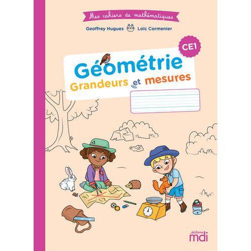 Illustration de : Mes cahiers de mathématiques CE1 Cahier géométrie