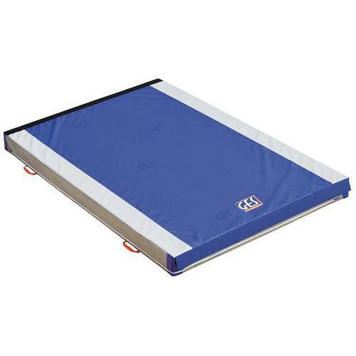 Illustration de : Matelas de gymnastique GES bicolore