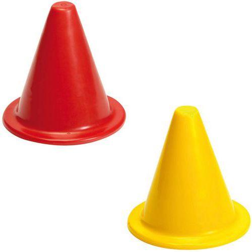 Illustration de : Cône sport extra souple hauteur 18cm