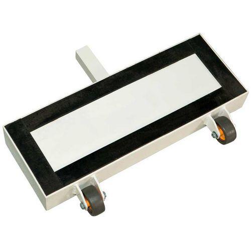 Illustration de : Paire de poteaux de badminton FFBAD