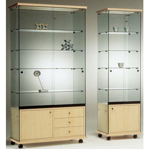 Illustration de : Vitrine Easy E5 - Avec armoire basse
