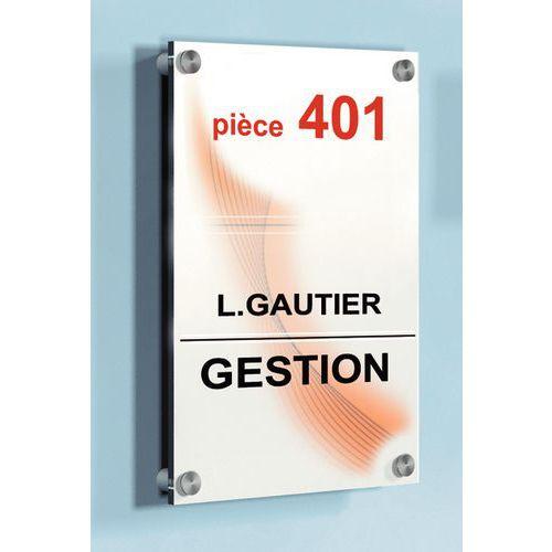 Illustration de : Plaque d'identification et d'information Tec-art - A4