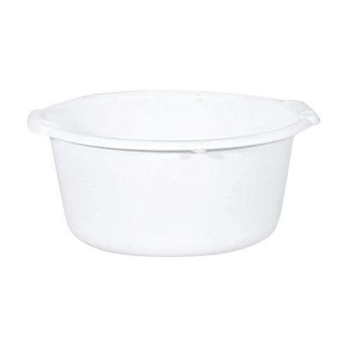 Illustration de : Bassine ronde polypropylène blanc Plastorex