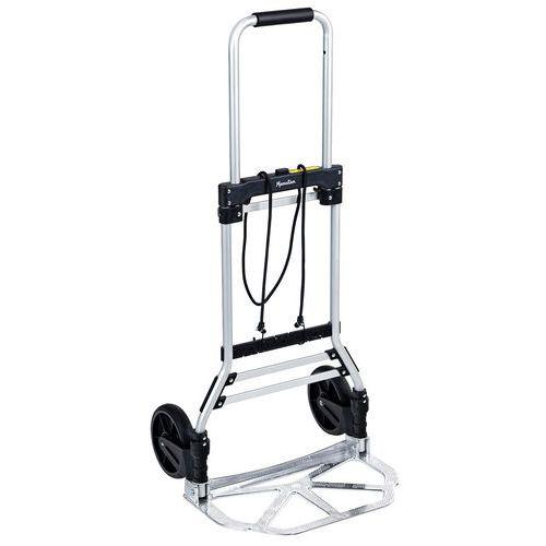 Illustration de : Diable pliant aluminium - Force 90 à 200 kg - Manutan Expert