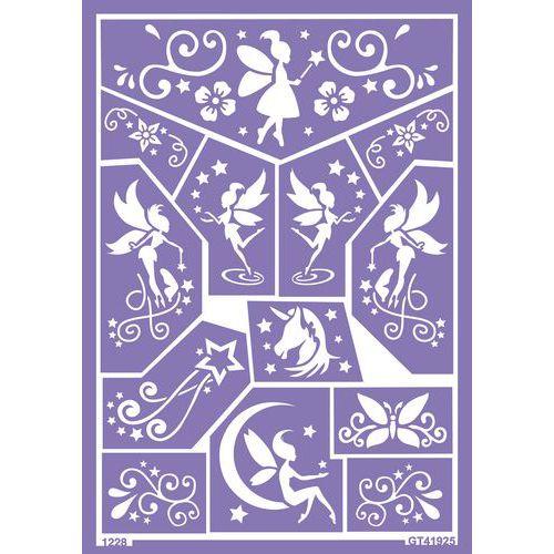 Illustration de : Lot 2 - 47 pochoirs maquillage - Grimtout