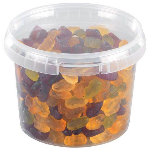 Illustration de : Pot plastique à couvercle étanche