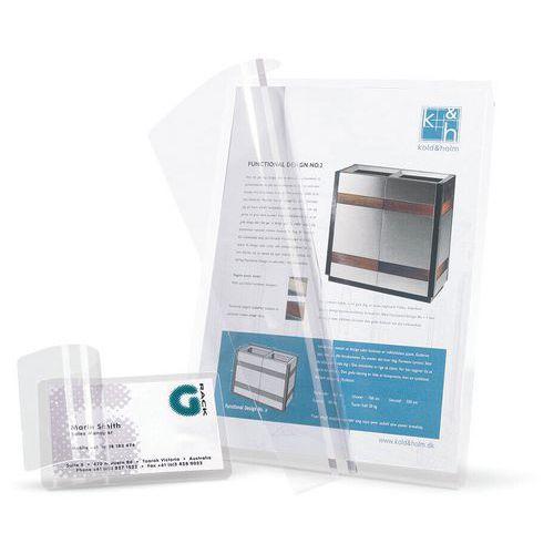 Lot de 10 10 Feuilles de plastification à froid, A5, sans machine thumbnail image 1