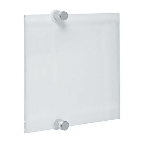 Illustration de : Plaque de porte Crystal Sign - Carré - Durable