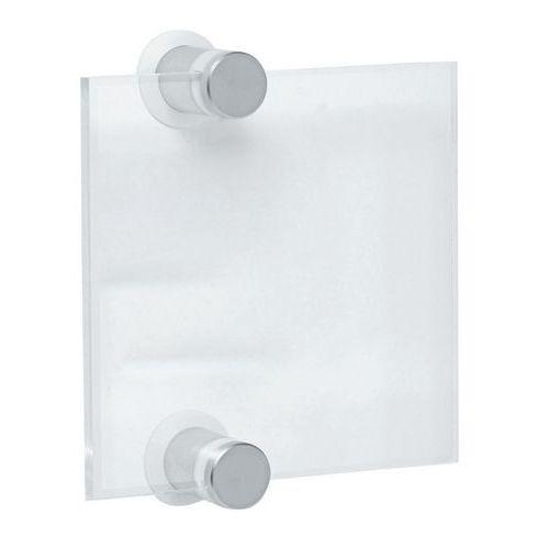 Illustration de : Plaque de porte Crystal Sign - Carré - Durable