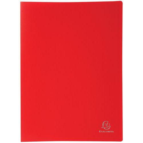Protège-document rouge PP souple pochettes opaque 40 vues A4 (lot de 20) thumbnail image 1