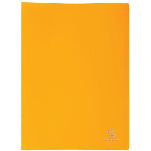 Protège-document jaune PP souple pochettes opaque 60 vues A4 (lot de 15) thumbnail image 1