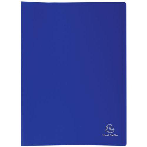 Protège-document bleu PP souple pochettes opaque 100 vues A4 (lot de 12) thumbnail image 1