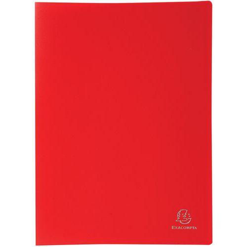 Protège-documents PP rouge souple opaque 160 vues A4 (lot de 8) thumbnail image 1