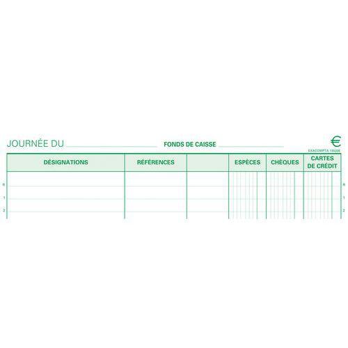Illustration de : Manifold encaissements 29,7x21cm 50 feuillets autocopiants