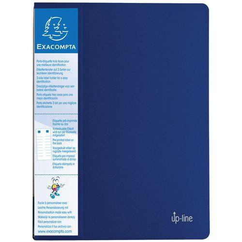 Illustration de : Protège-documents rigide avec porte étiquette 40 vues