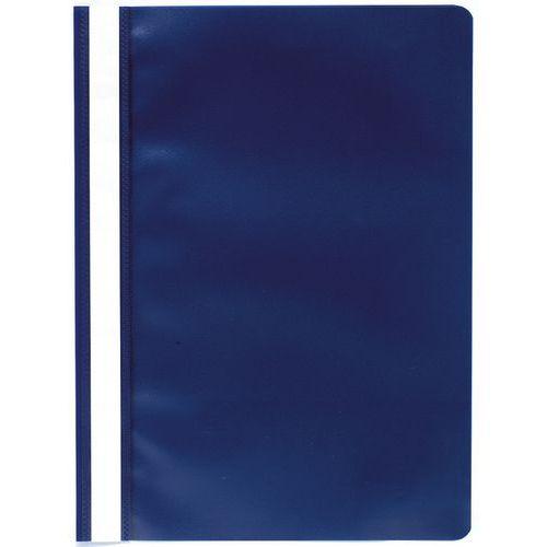 Lot de 25 chemises de présentation à lamelles PP standard A4 Bleu thumbnail image 1