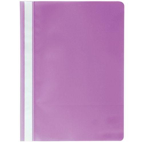 Lot de 25 chemises de présentation à lamelles PP standard A4 Violet thumbnail image 1