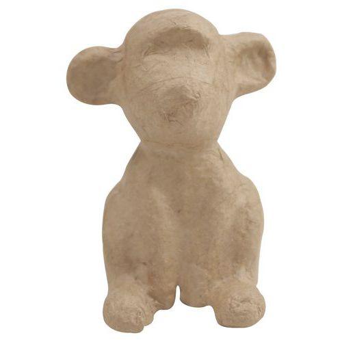 Illustration de : Singe 9 cm en papier mâché à décorer - Décopatch