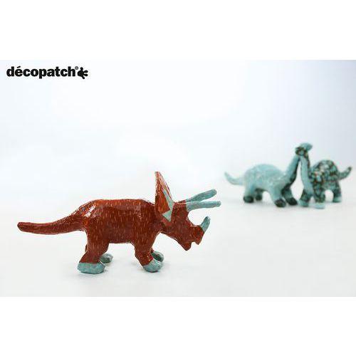 Illustration de : Triceratops 9 cm en papier mâché à décorer - Décopatch