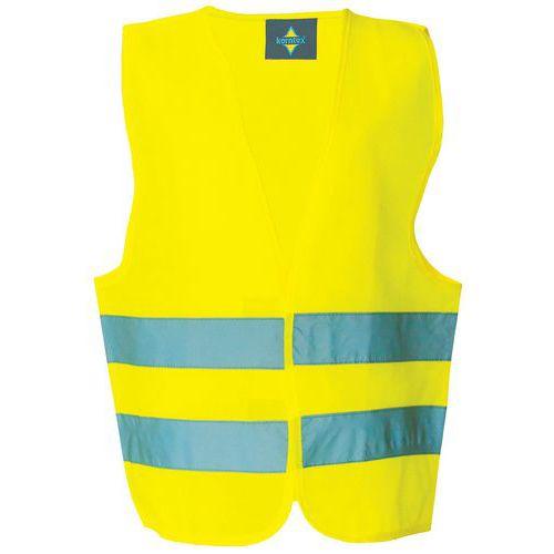 Illustration de : Gilet jaune de sécurité enfants