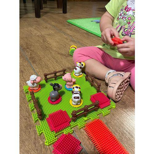 Illustration de : Blocs picots la ferme (100 pièces)