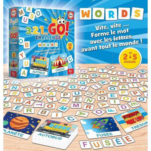 Illustration de : 3,2,1… Go ! Challenge Words - Educa