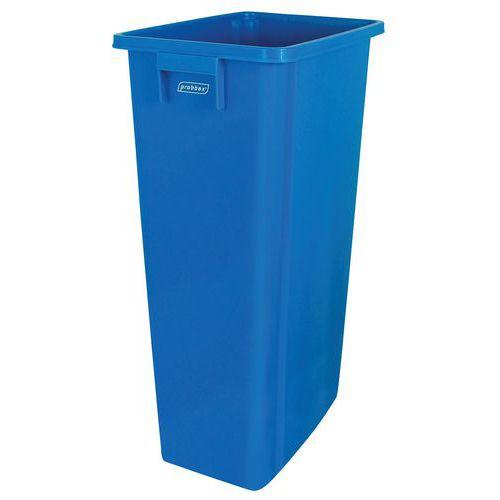 Illustration de : Collecteur tri sélectif sans couvercle - 60 L