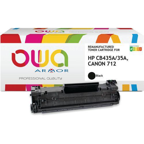 Toner remanufacturé Canon 712-HP CB435A - Noir thumbnail image 1