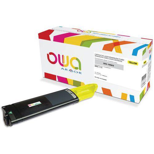 Toner remanufacturé DELL 593-10063 - Jaune thumbnail image 1